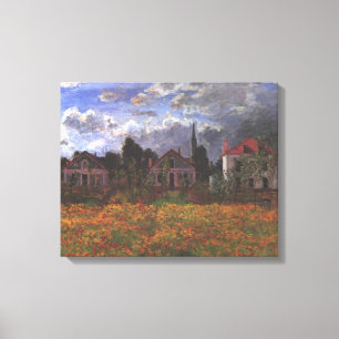 Lienzo Casas En Argenteuil - Claude Monet - 1873