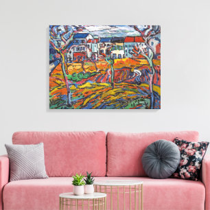 Lienzo Casas en Chatou Maurice de Vlaminck