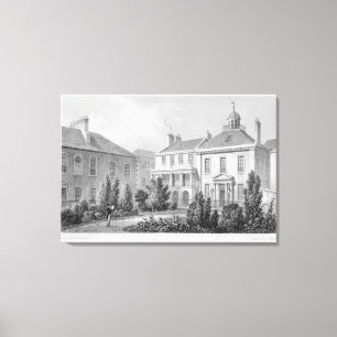 Lienzo Casas en el cuadrado de los cirujanos, Edimburgo