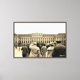 Lienzo Casas Vintage Austria Viena Schonbrunn