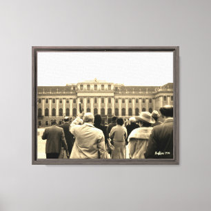 Lienzo Casas Vintage Austria Viena Schonbrunn