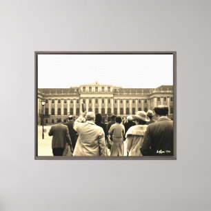 Lienzo Casas Vintage Austria Viena Schonbrunn