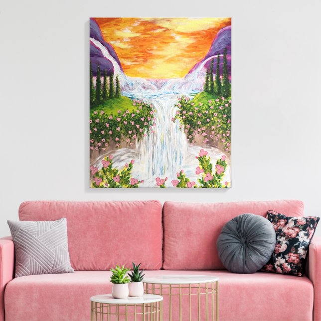 Lienzo Cascada (Insitu (Sala de estar))