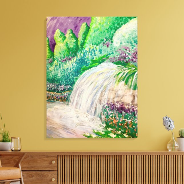 Lienzo Cascada (Insitu (Sala de estar))