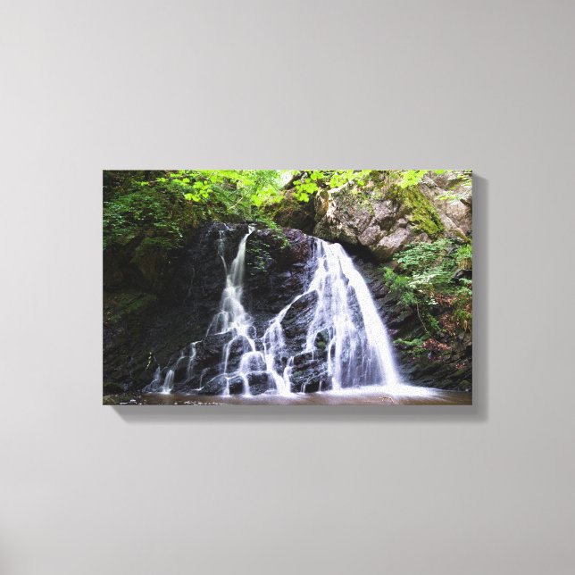 Lienzo Cascada de agua de Glen de hadas, huella de Rosema (Anverso)