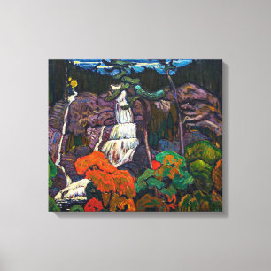 Lienzo Cascada de Algoma   J.E.H. MacDonald