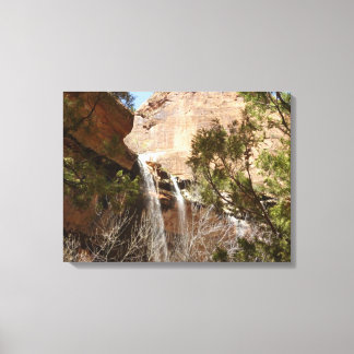 Lienzo Cascada de Emerald Pool I del Parque Nacional Zion