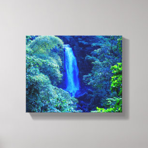 Lienzo Cascada de la isla