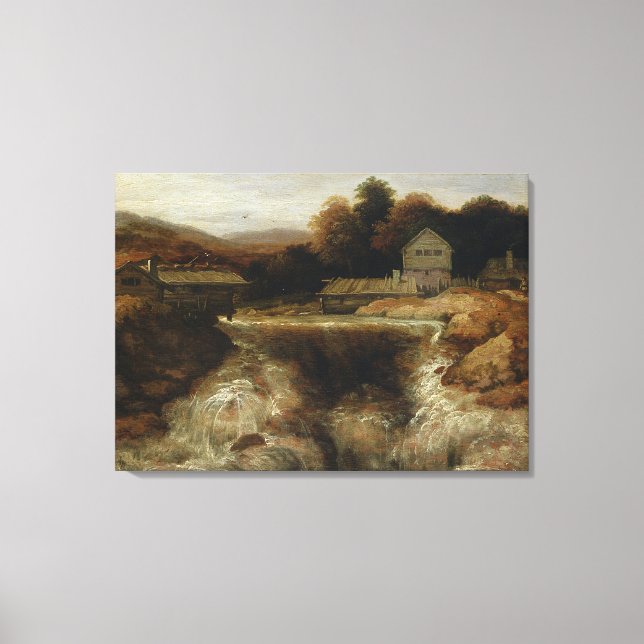 Lienzo Cascada del Norte (Anverso)