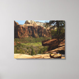 Lienzo Cascada en Emerald Pools en Zion National Park