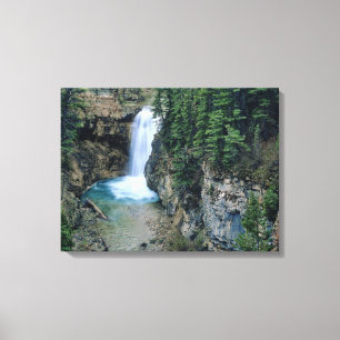 Lienzo Cascada en Falls Creek en Lewis y Clark