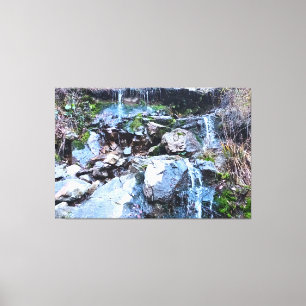 Lienzo Cascada Escénica de Montaña - Naturaleza Salvaje R