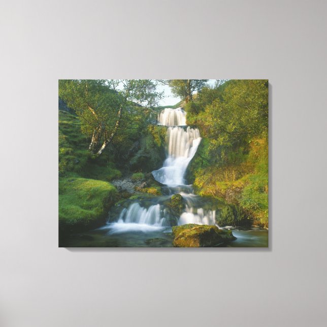 Lienzo Cascada, Isla de Skye, Escocia (Anverso)