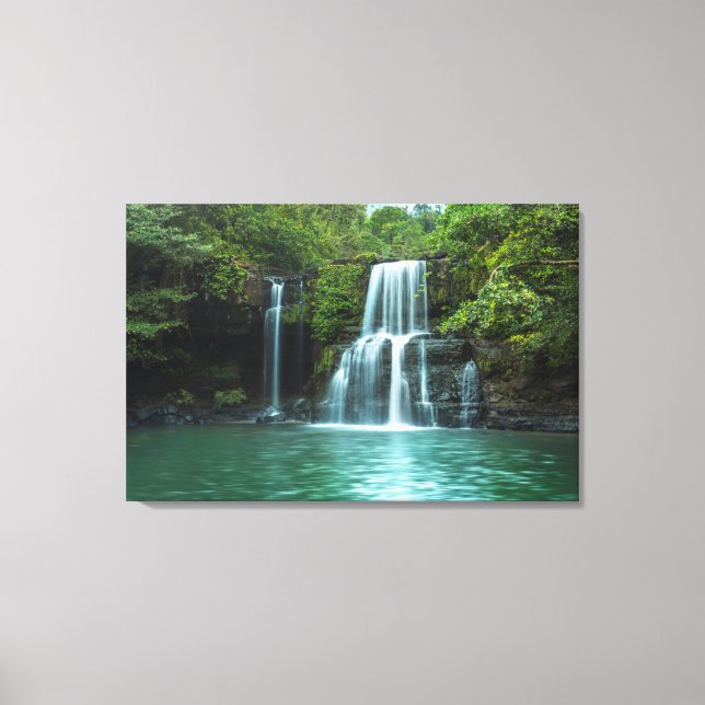 Lienzo Cascada Klong Chao | Isla Koh Kood (Anverso)