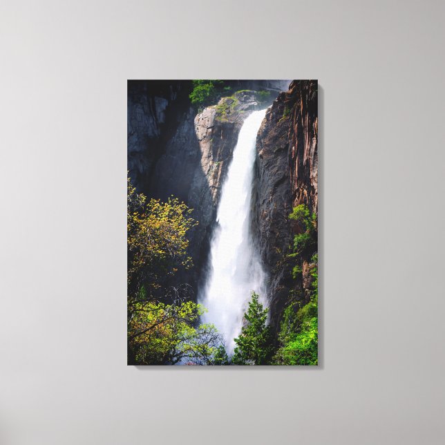 Lienzo Cascada Lower Yosemite Falls (Anverso)