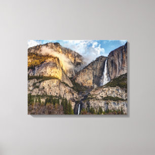 Lienzo Cascada Yosemite escénica, California