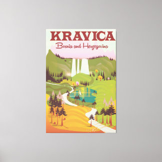 Lienzo Cascadas de Kravica Bosnia y Herzegovina