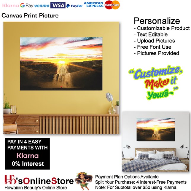 Lienzo Cascadas Naturaleza Relax Home Office Imagen 14 (Waterfalls Nature Relax Home Office Canvas Print Picture 14.)