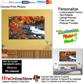 Lienzo Cascadas Naturaleza Relax Home Office Imagen 16