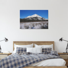 Lienzo Cascade Mountain Canada Canvas Print