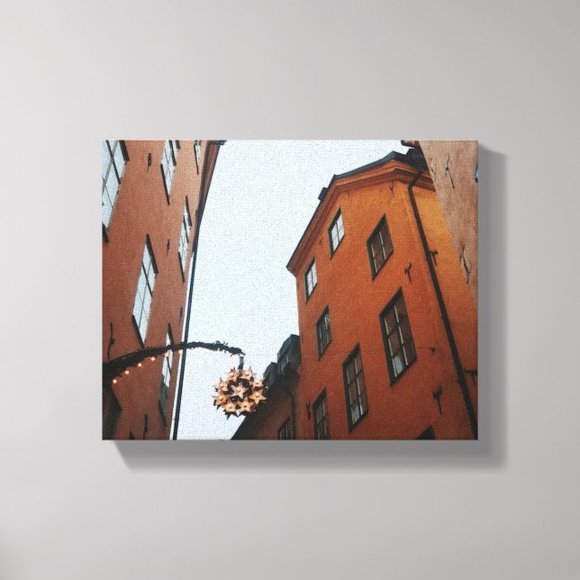 Lienzo Casco Antiguo de Estocolmo (Anverso)