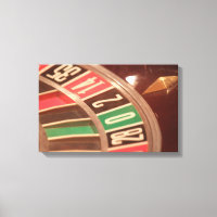 Casino Gambling Roulette Wheel Vintage Retro Style