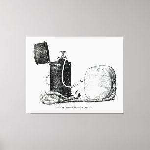 Lienzo Caso vertical 1896 de la anestesia del cirujano