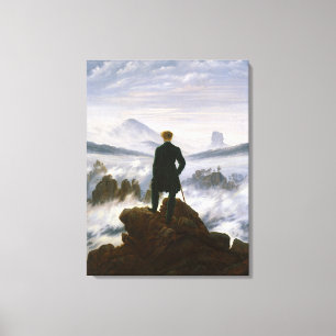 Lienzo CASPAR FRIEDRICH El mujeriego sobre el mar de nieb