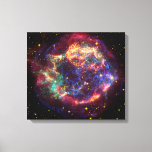 Lienzo Cassiopeia Galaxy Resto de Supernova