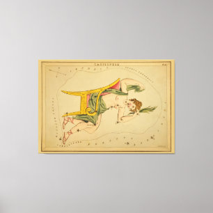 Lienzo Cassiopeia - Imagen de la Estrella Astronómica Vin