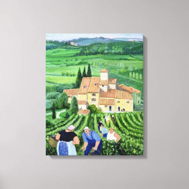 Lienzo Castellina-in-Chianti (Anverso)