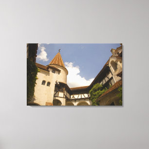 Lienzo Castillo de Bran del siglo XIII (Castillo de Drácu
