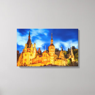 Lienzo Castillo de Canvas Peles Sinaia