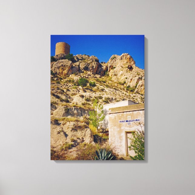 Lienzo Castillo de Castalla (Anverso)