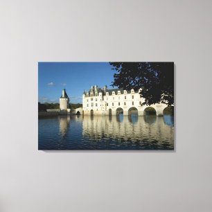 Lienzo Castillo de Chenonceau, Río Cher, Loir-et-Cher,
