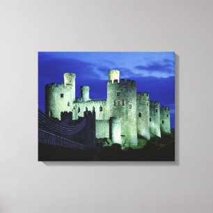 Lienzo Castillo de Conwy, Gwynedd, Gales