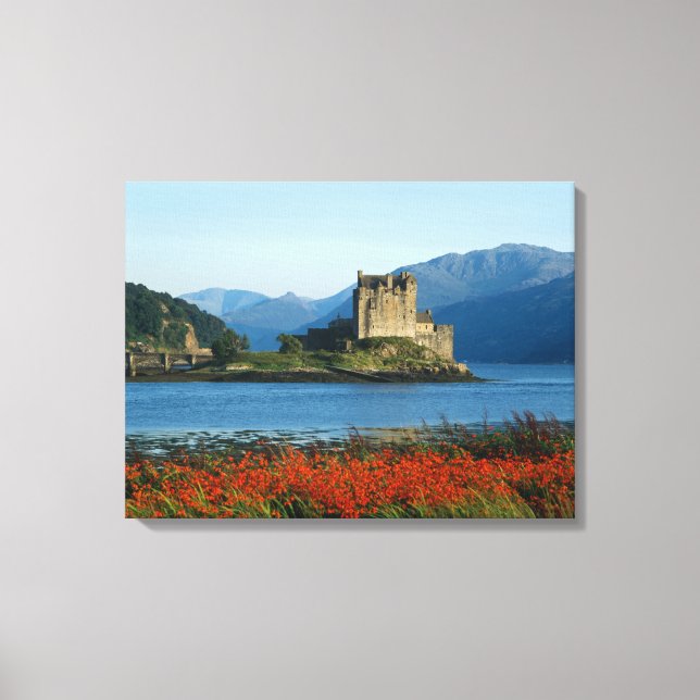 Lienzo Castillo de Eilean Donan, Tierras Altas, Escocia 3 (Anverso)