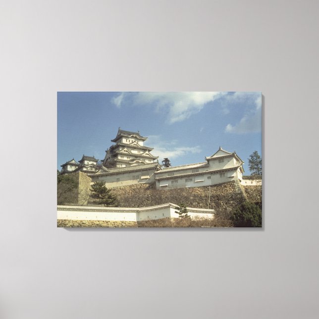 Lienzo Castillo de Himeji, Kioto, completado en 1609 (Anverso)