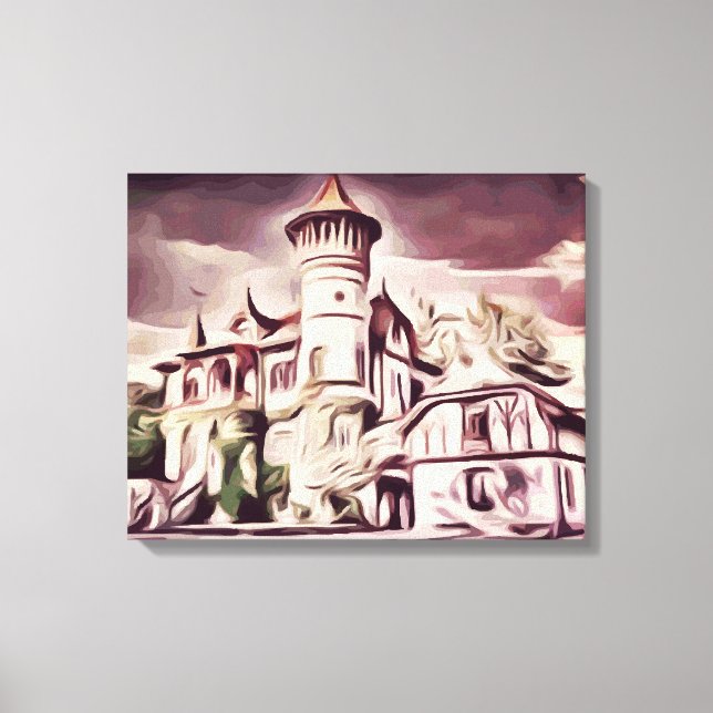 Lienzo Castillo de Kurpark (Anverso)