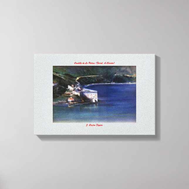 Lienzo Castillo de La Palma (Ferrol. A Coruña) (Anverso)