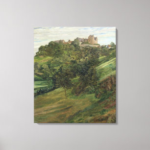 Lienzo Castillo de Lichtenberg en Odenwald, 1900