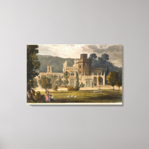 Lienzo Castillo de Luscombe, Devon (color litho)