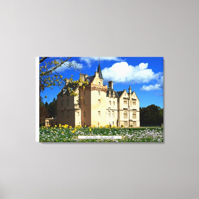 Lienzo Castillo de Morayshire en Escocia (Anverso)