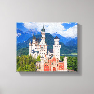 Lienzo Castillo de Neuschwanstein Alemania