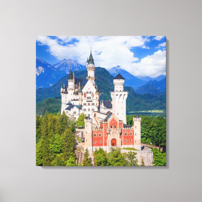 Lienzo Castillo de Neuschwanstein Alemania (Anverso)