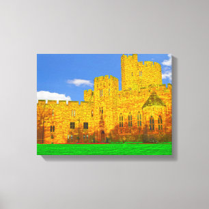 Lienzo Castillo de Peckforton en Tarporley, Cheshire