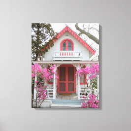 Lienzo Castillo de primavera y victoriana - Viñedo de Mar