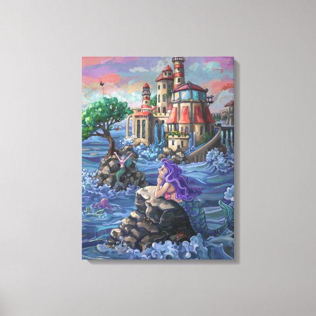Lienzo Castillo de Sirena (Anverso)
