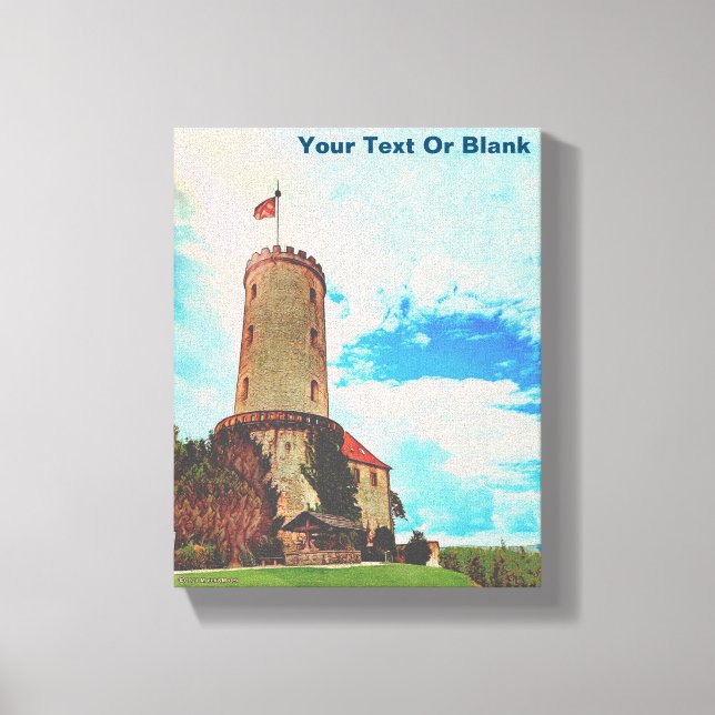 Lienzo Castillo de Sparrenberg (Anverso)