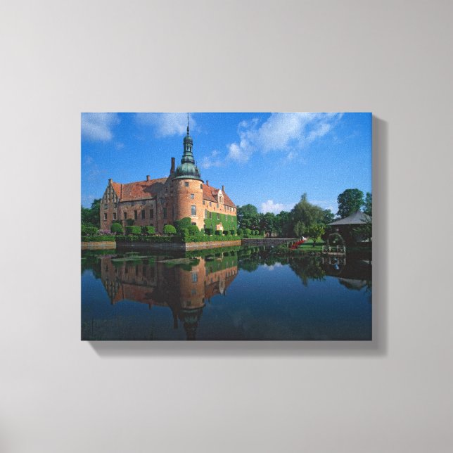 Lienzo Castillo de Vittskovle, Skane, Suecia (Anverso)